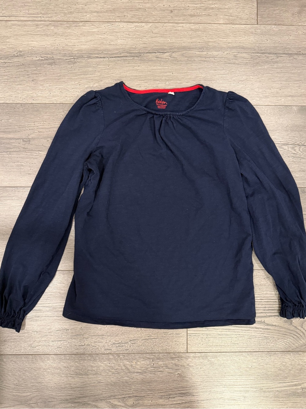 Boden Navy Long-Sleeve Top